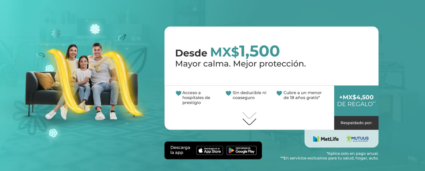 MetLife cubre tus gastos hospitalarios desde MX$1,500